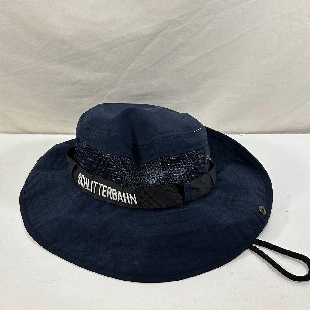 J Hats Men’s Schlitterbahn Navy Bucket Hat